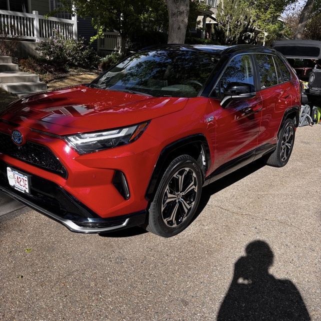 Freshly detailed vehicle