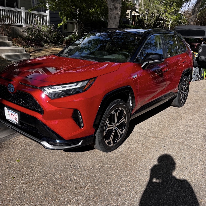 Freshly detailed vehicle