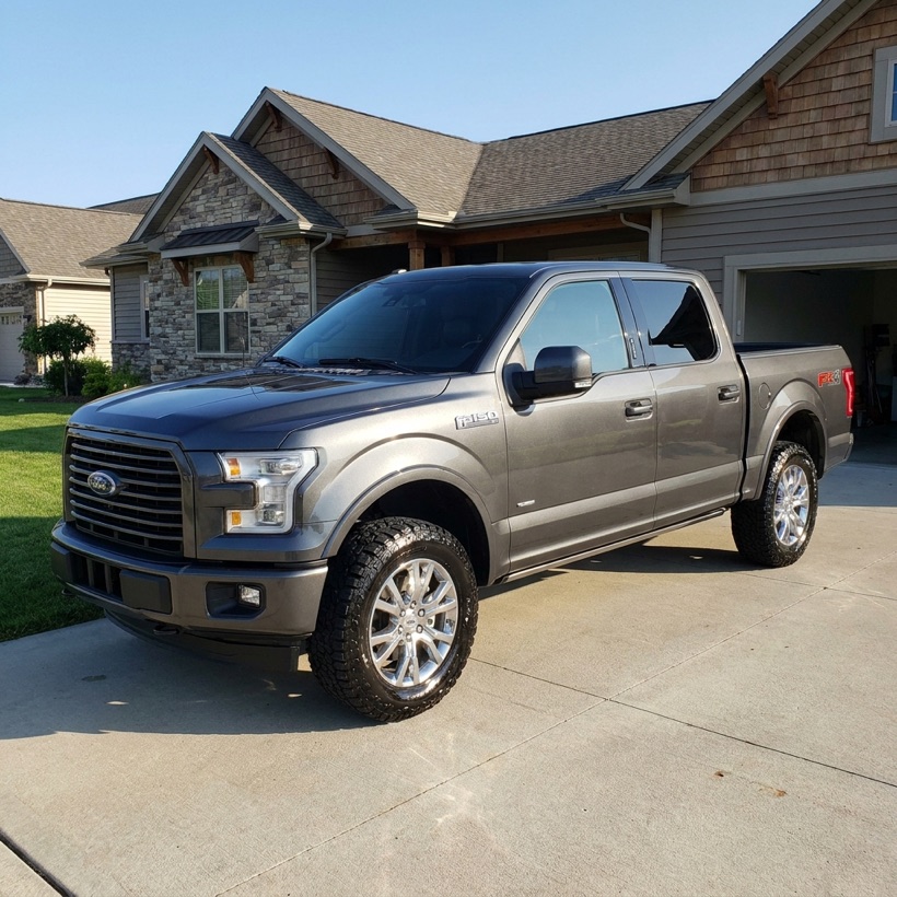 Freshly detailed truck