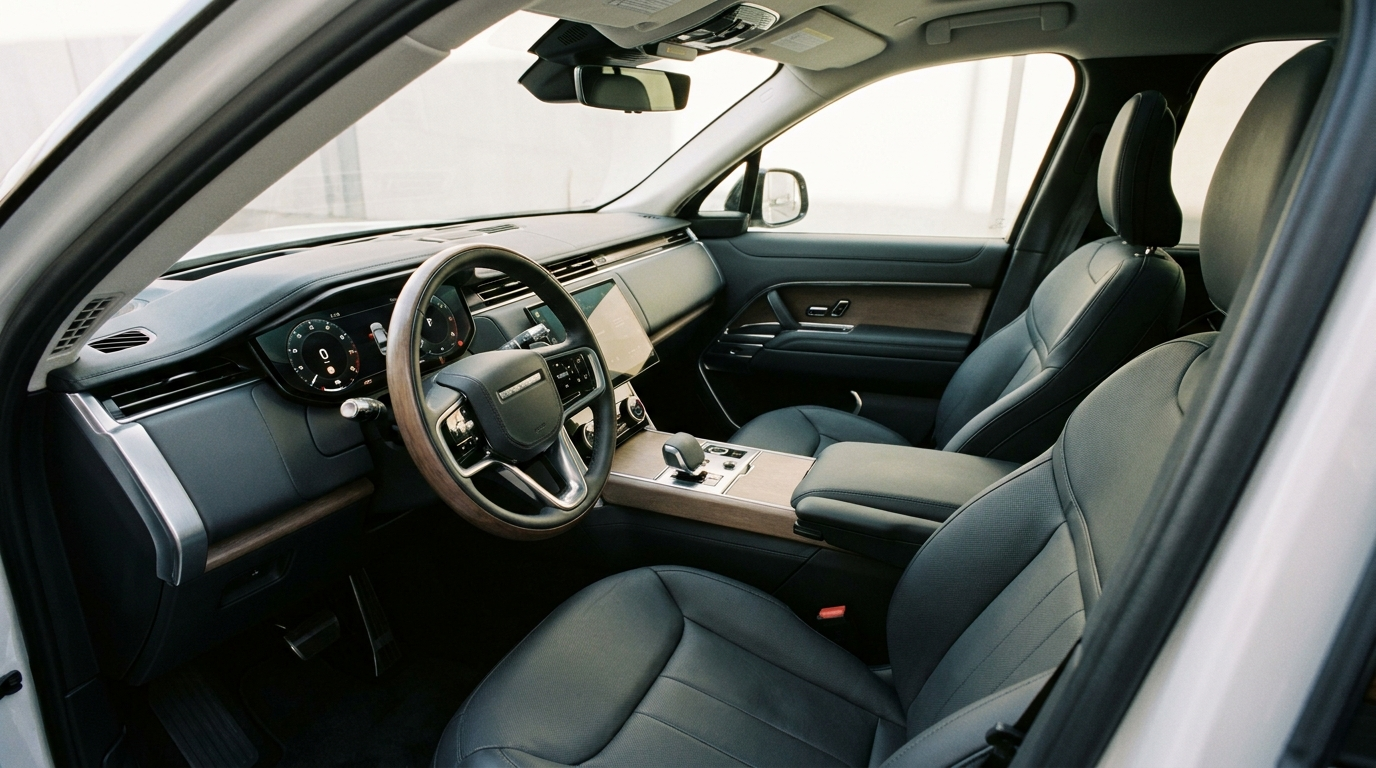 Clean car interior